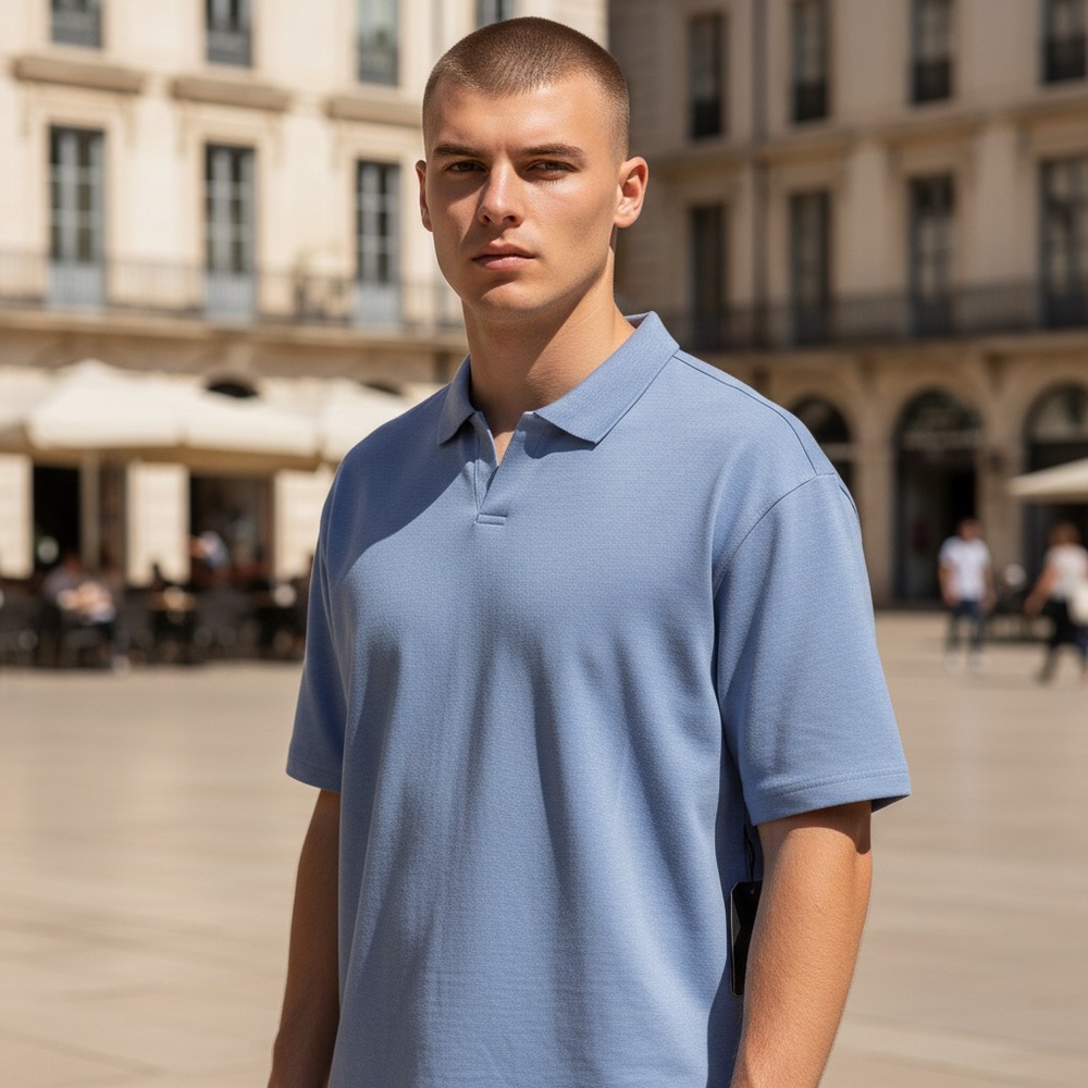 Jerzees Men's Classic Blue‎ Polo Shirt Size XL
